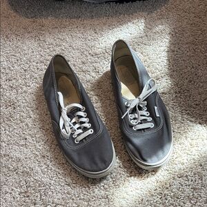 Vans Gray Lowpro with White Accents